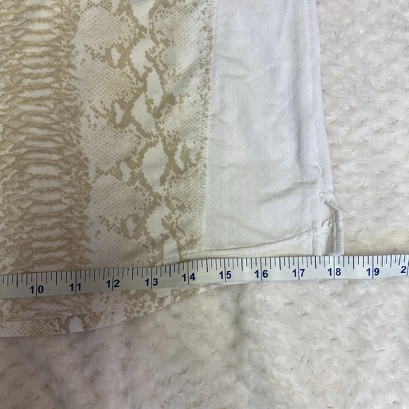 SanSoleil Sun Proof UPF 50 Golf Long Sleeve Snake Skin Top - Picture 11 of 12